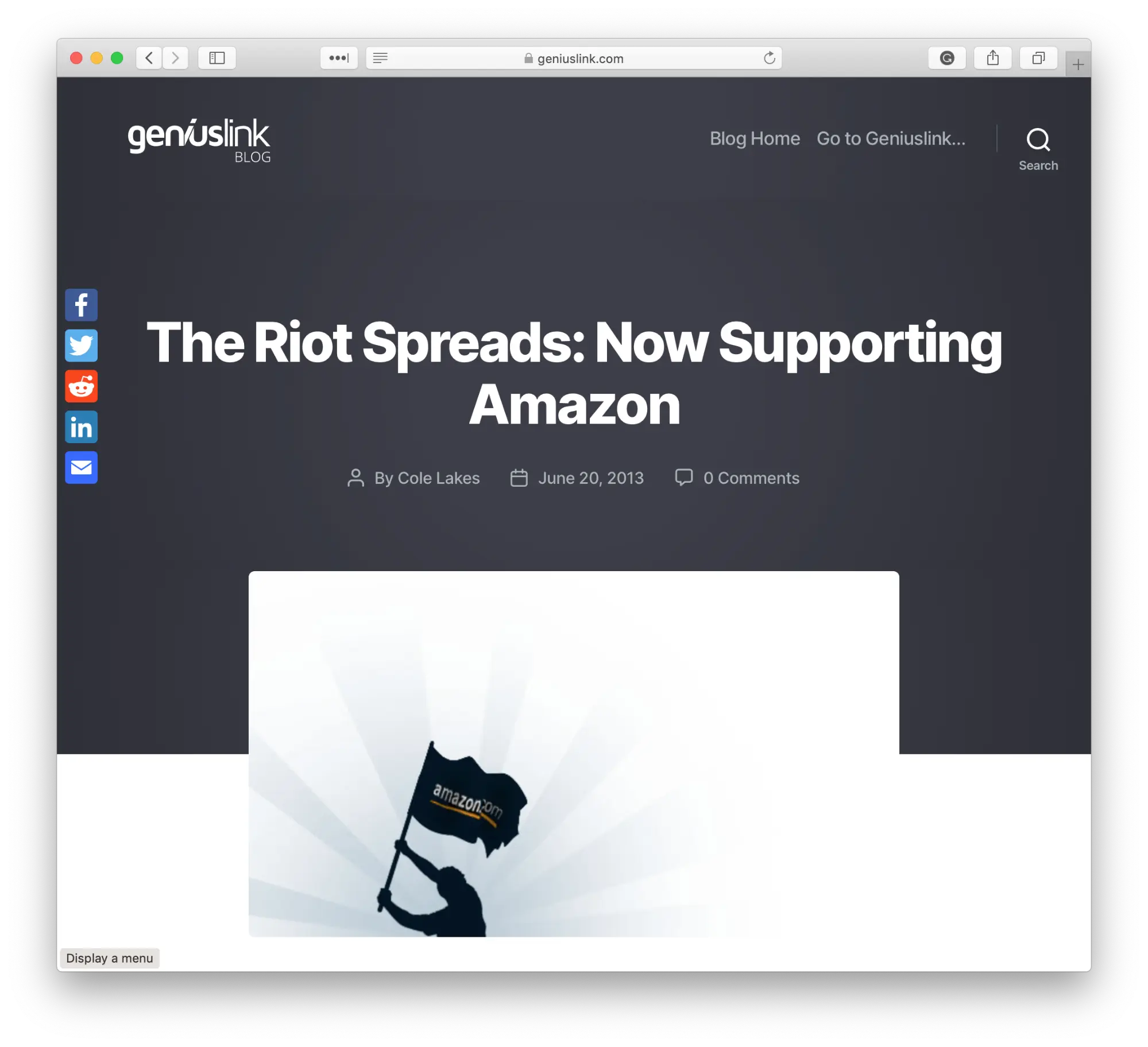 Geniuslink using Amazon